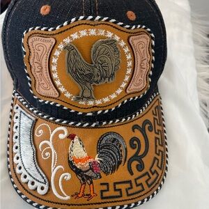 Embroidered Rooster Cap